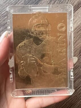 ProMint 22K Gold Dan Marino Miami Dolphins Football Card Rare Ser.# 003760